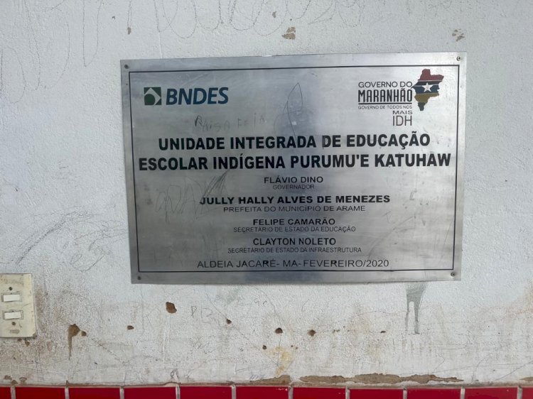 Situações de escolas indígenas em aldeias Guajajaras nas terras Araribóias encontram-se precárias